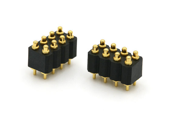 8pin Pogo Pin Connector 12V 2.54 Pitch Connector Double Row