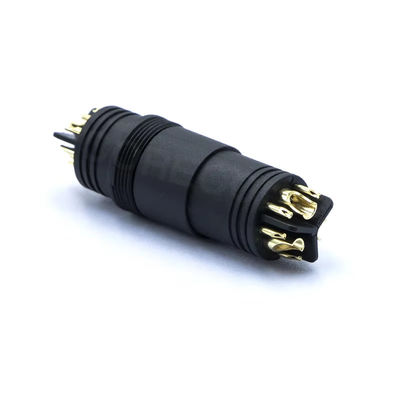 Circular Industrial Connectors 3 Pin + 6 Pin Male Female Connector For Wire Harness And Cable Assembly