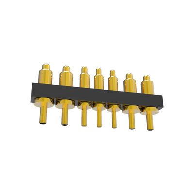 Customized Pogo Pin Connector Single Row Pogo Connector 7pin For PCB technology