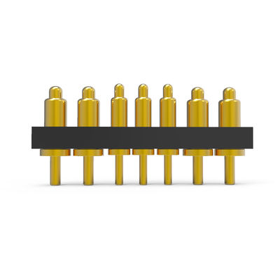 Customized Pogo Pin Connector Single Row Pogo Connector 7pin For PCB technology
