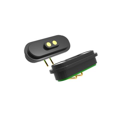 Customized 2 Pin Magnetic Connector 12V Magnetic Male Female Connector Black