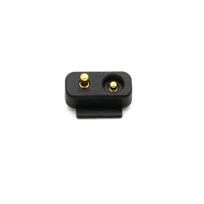 Gold Plating 2 Pin Pogo Connector DIP Type Spring Loaded Pogo Pins High Temperature Resistance