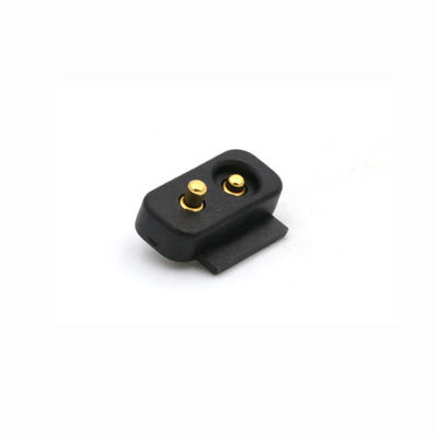 Gold Plating 2 Pin Pogo Connector DIP Type Spring Loaded Pogo Pins High Temperature Resistance