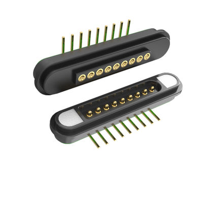 9 Pin Magnetic Connectors 5A PCB Magnetic Connector Black Male and Female