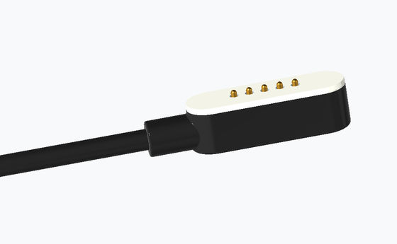 5 Pin Magnetic Cable Connector 2.54mm Pitch Spring Loaded Wire Connectors Customized