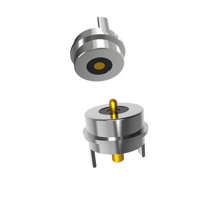 Dia. 6.0mm Round Magnetic Connector Silver Magnetic Power Connector 12v