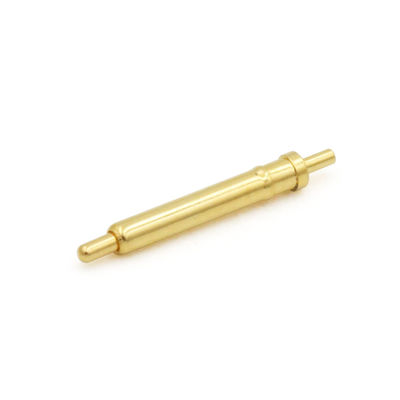 Stainless Steel / Brass Spring Loaded Header Pins DIP Spring Loaded PCB Test Pins With Gold Plating