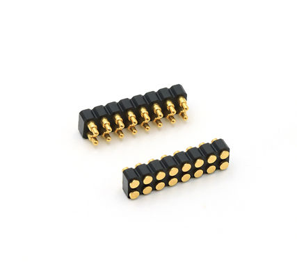2.54mm Pitch Pogo Pin Connector Double Row Spring Loaded Contact Connectors 16pin Male Female