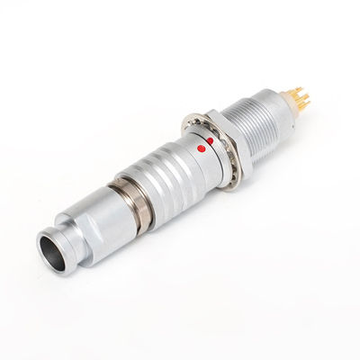 Compatible Male Female Medical LM Push Pull Metal Connectors And Circular Cables 