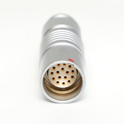 Compatible Male Female Medical LM Push Pull Metal Connectors And Circular Cables 