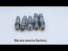 ชาย ผู้หญิงที่เข้ากันได้ LM การผลักดันดึงสอดโลหะและเคเบิลวงกลม